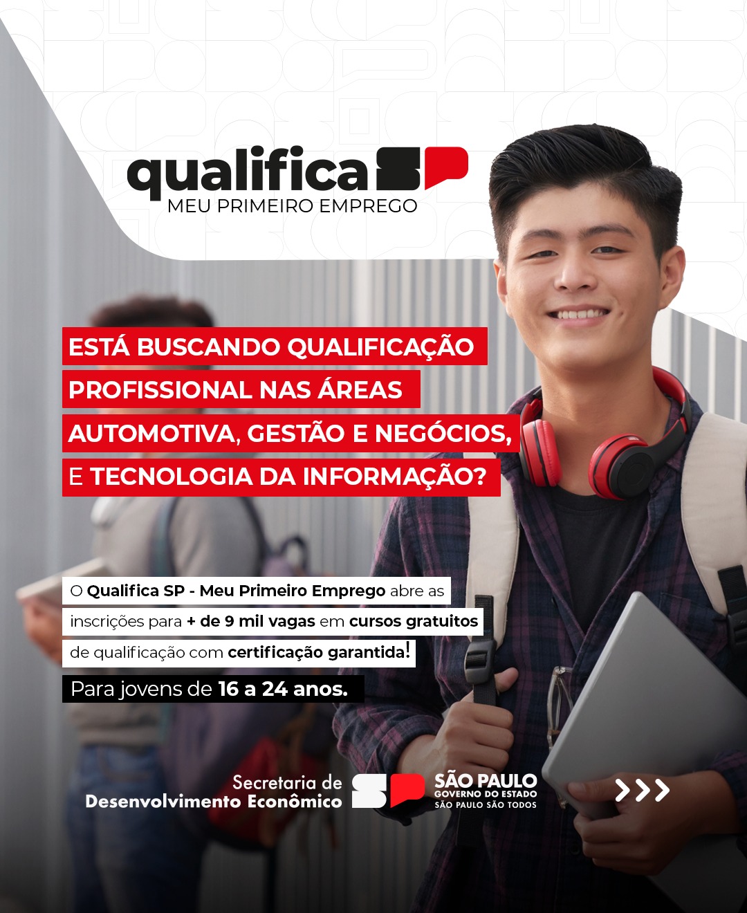 Qualifica SP Meu Primeiro Emprego Abre Mais De 9,3 Mil Vagas Em Cursos ...